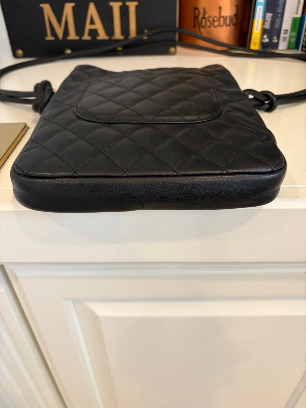 CHANEL Cambon Quilted Lambskin Crossbody